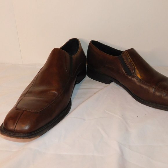 Bostonian Luxe Leather Brown Loafer Size 10.5M
